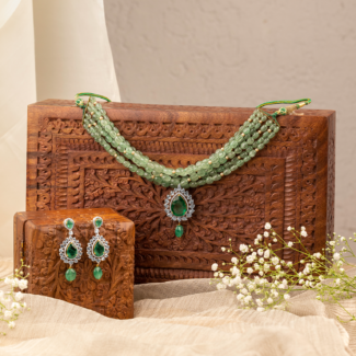 Rosecut Emerald - Indraja Fine Jewels