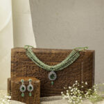 Rosecut Emerald Choker Set - Indraja Fine Jewels