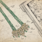 Jardina Polki Necklace Sketch - Indraja fine Jewels