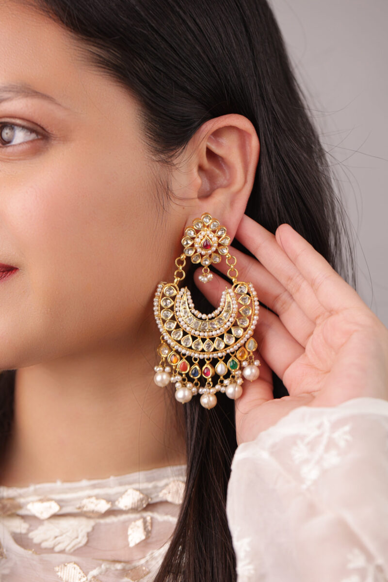 Navratna Chanbali - Indraja Fine Jewels