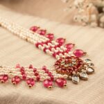 Ruby Polki Necklace - Indraja Fine Jewels