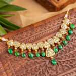 Trikon Polki Necklace - Indraja Fine Jewels