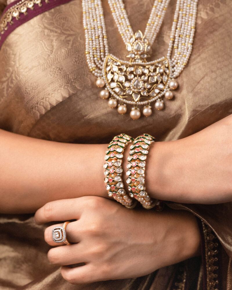 Polki Pichodi Bangle - Indraja Fine Jewels