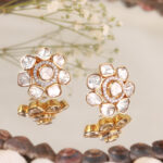 Classic Polki Kaan Phool - Indraja Fine Jewels
