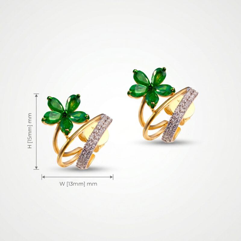 Celestial Ivy - Earrings - Indraja Fine Jewels