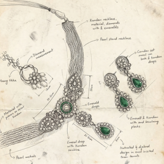 Arundhati Polki Necklace - Indraja Fine Jewels