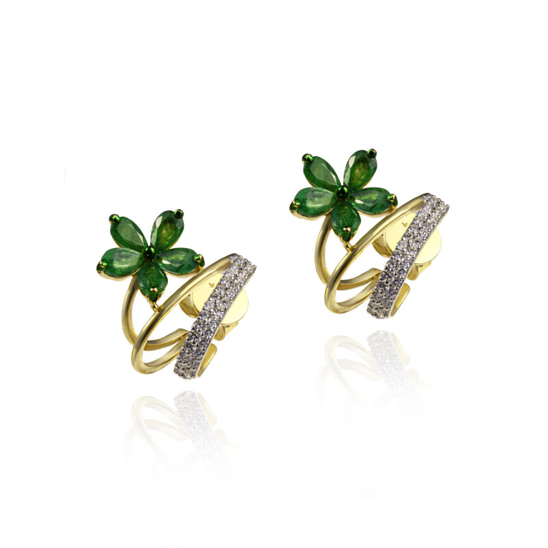 Celestial Ivy - Celestial Blooms - Earrings - Indraja Fine Jewels | Mumbai