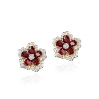 Phoenix Blossom - Earrings - Indraja Fine Jewels
