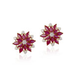 Crimson Dawn - Earrings - Indraja Fine Jewels