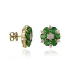 Verdant Moon - Earrings - Indraja Fine Jewels