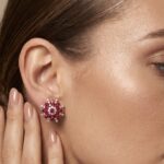Flame Petal- Earrings - Indraja Fine Jewels