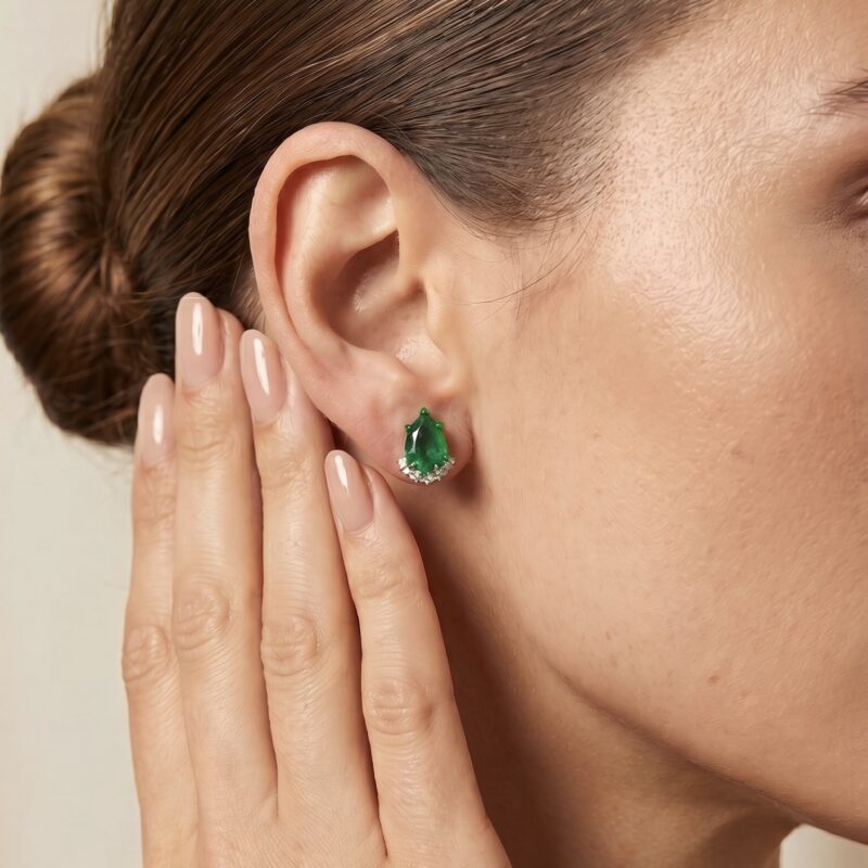 Mystic Fern - Earrings - Indraja Fine Jewels