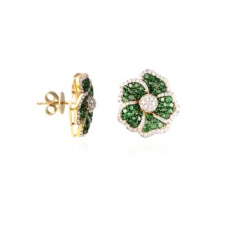 Emerald Haven - Earrings - Indraja Fine Jewels