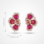 Scarlet Eclipse - Earrings - Indraja Fine Jewels