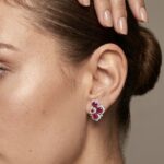 Scarlet Eclipse - Earrings - Indraja Fine Jewels