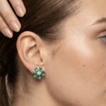 Verdant Moon - Earrings - Indraja Fine Jewels