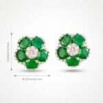 Verdant Twilight - Earrings - Indraja Fine Jewels