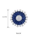 Diya Floral Ring - 925 Sterling Silver - Indraja Fine Jewels - Mumbai