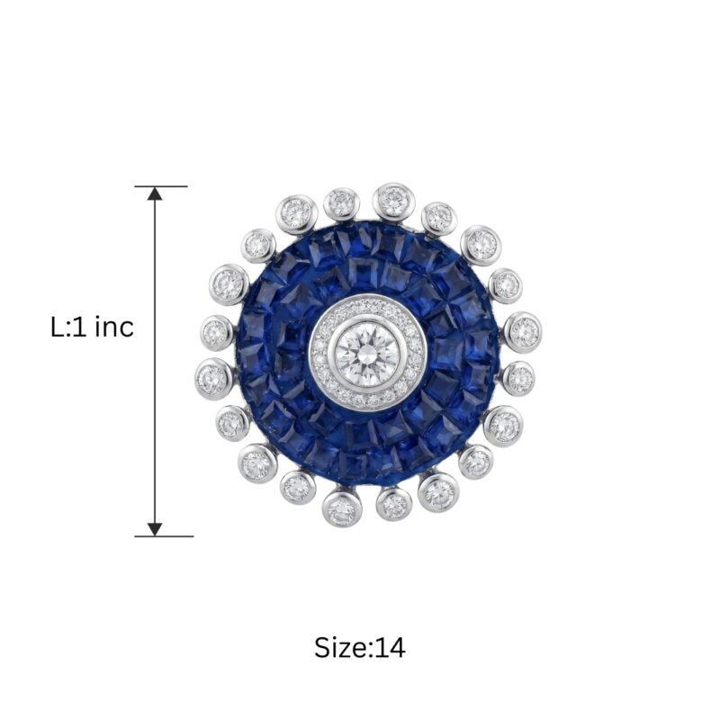 Diya Floral Ring - 925 Sterling Silver - Indraja Fine Jewels - Mumbai