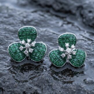 Taral Contemporary Earrings - 925 Sterling Silver - Indraja Fine Jewels - Mumbai