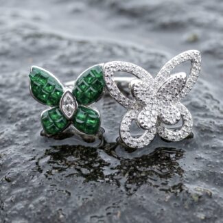 Prerna Floral Ring - 925 Sterling Silver - Indraja Fine Jewels - Mumbai