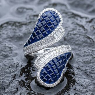 Kaira Contemporary Ring - 925 Sterling Silver - Indraja Fine Jewels - Mumbai