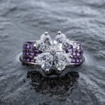 Aira Floral Ring - 925 Sterling Silver - Indraja Fine Jewels - Mumbai