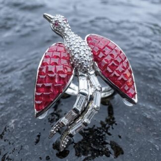 Vihara Bird - 925 Sterling Silver - Indraja Fine Jewels - Mumbai