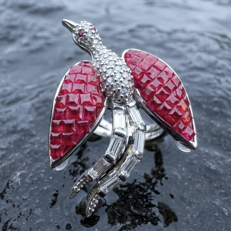 Vihara Bird - 925 Sterling Silver - Indraja Fine Jewels - Mumbai