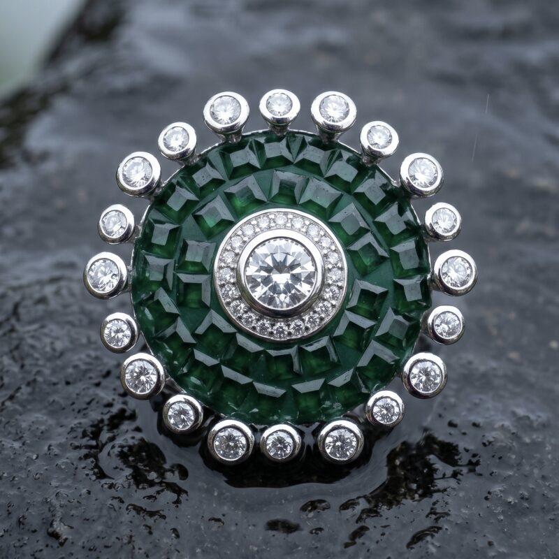 Mridu Floral Ring - 925 Sterling Silver - Indraja Fine Jewels - Mumbai
