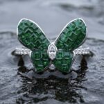 Avni Floral Ring - 925 Sterling Silver - Indraja Fine Jewels - Mumbai