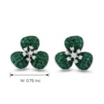Taral Contemporary Earrings - 925 Sterling Silver - Indraja Fine Jewels - Mumbai