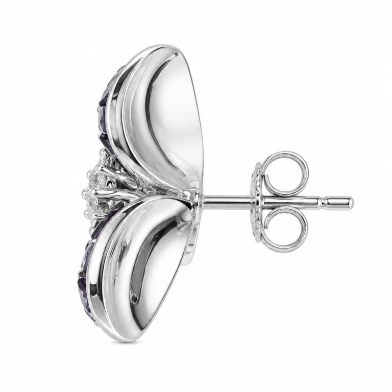 Taral Contemporary Earrings - 925 Sterling Silver - Indraja Fine Jewels - Mumbai
