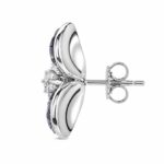 Aroha Floral Drop Earrings - 925 Sterling Silver - Indraja Fine Jewels - Mumbai