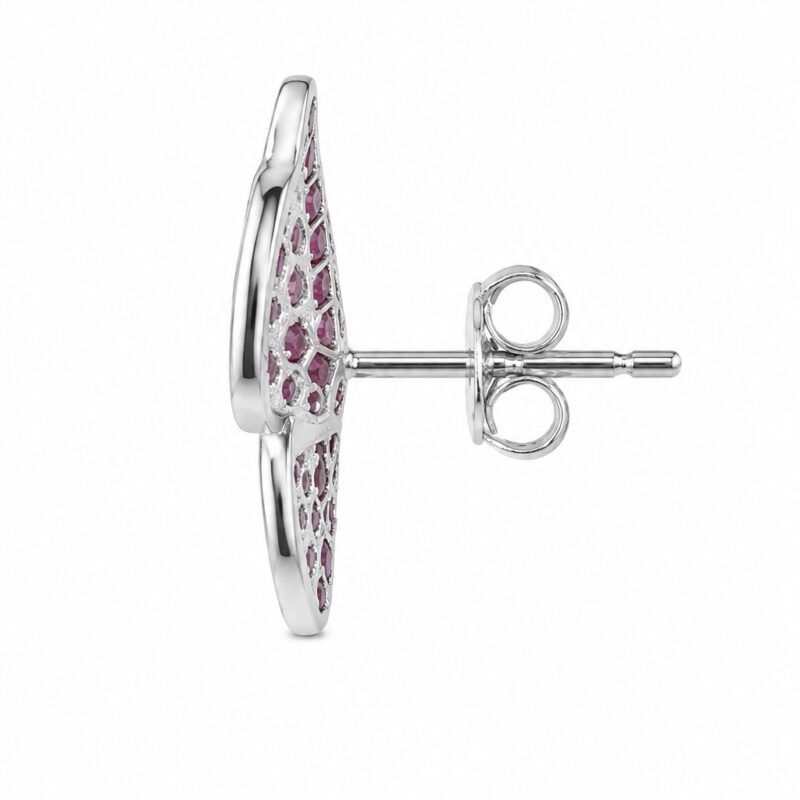 Komal Butterfly Earrings - 925 Sterling Silver - Indraja Fine Jewels - Mumbai