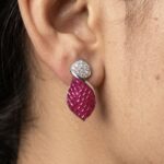 Lehar Wave Earrings - 925 Sterling Silver - Indraja Fine Jewels - Mumbai