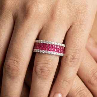 Anika Pear Ring - 925 Sterling Silver - Indraja Fine Jewels - Mumbai