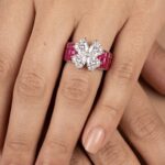 Amya Floral Ring - 925 Sterling Silver - Indraja Fine Jewels - Mumbai