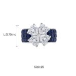 Rasa Floral Ring - 925 Sterling Silver - Indraja Fine Jewels - Mumbai