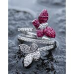 Ojas Butterfly Ring - 925 Sterling Silver - Indraja Fine Jewels - Mumbai