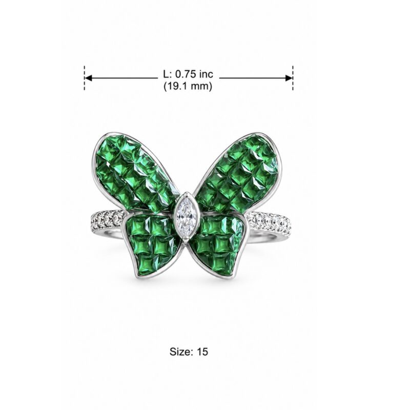 Avni Floral Ring - 925 Sterling Silver - Indraja Fine Jewels - Mumbai