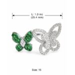 Prerna Floral Ring - 925 Sterling Silver - Indraja Fine Jewels - Mumbai
