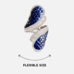Kaira Contemporary Ring - 925 Sterling Silver - Indraja Fine Jewels - Mumbai