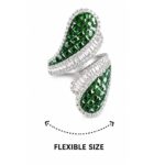 Dhara Floral Ring - 925 Sterling Silver - Indraja Fine Jewels - Mumbai