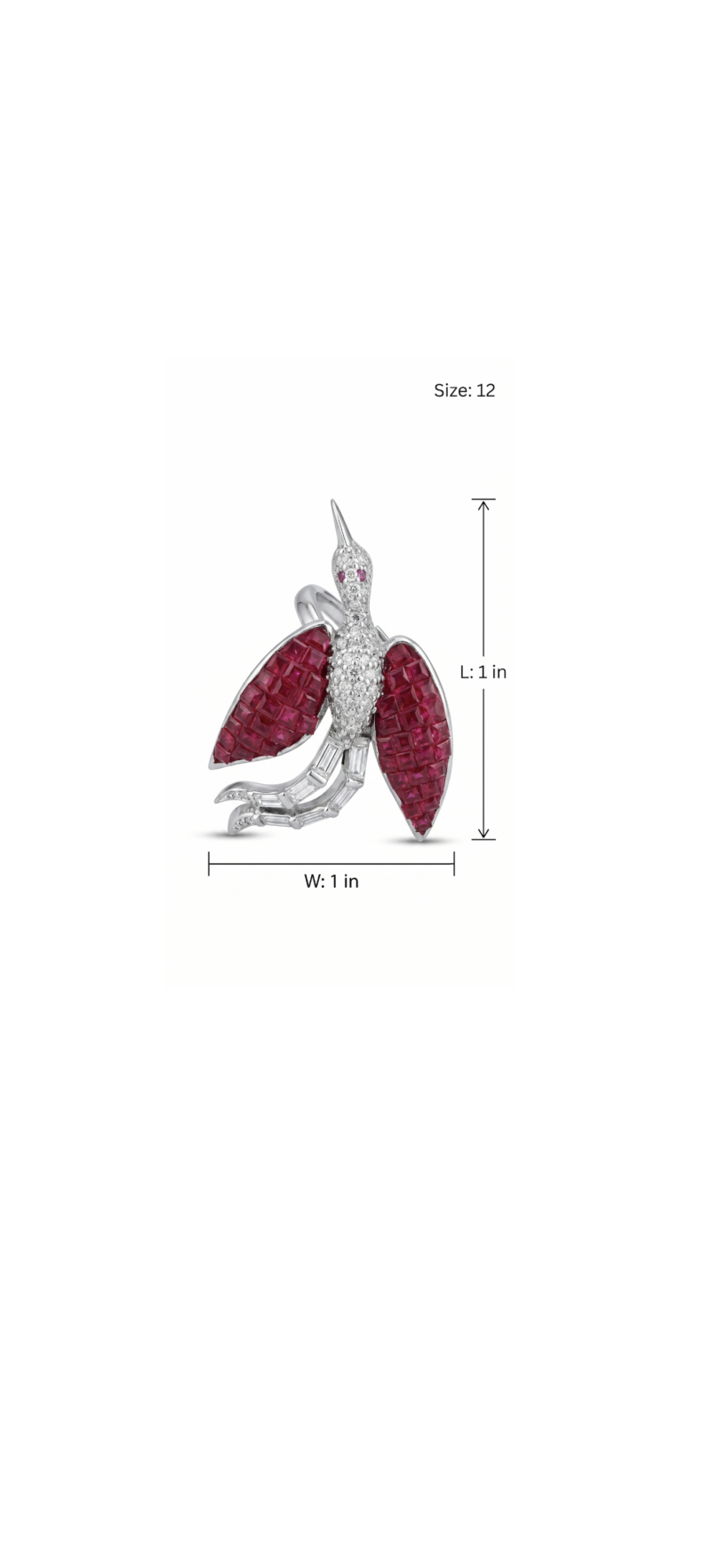 Vihara Bird - 925 Sterling Silver - Indraja Fine Jewels - Mumbai