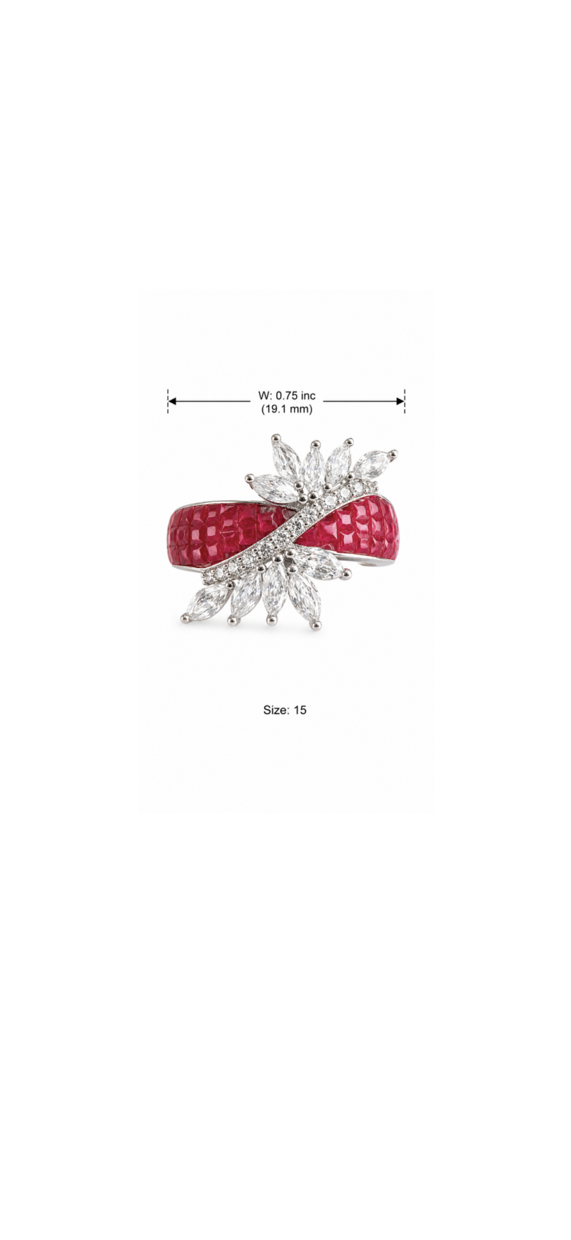 Reva Ring- 925 Sterling Silver - Indraja Fine Jewels - Mumbai