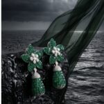 Ira Foral Drop Earrings - Indraja Fine Jewels - Mumbai