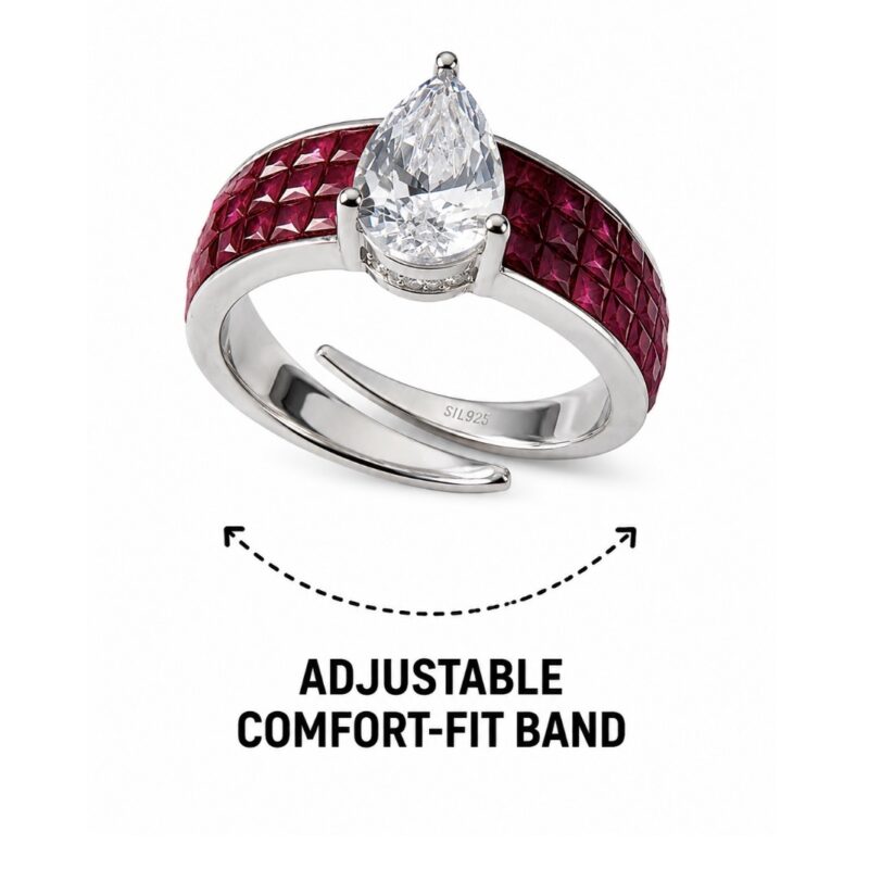Nayra Band Ring - 925 Sterling Silver - Indraja Fine Jewels - Mumbai