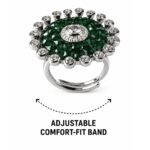 Mridu Floral Ring - 925 Sterling Silver - Indraja Fine Jewels - Mumbai
