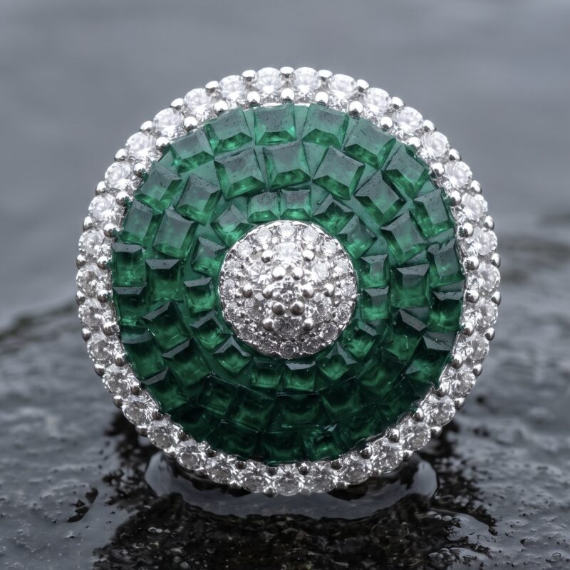 Iraya Floral Ring - 925 Sterling Silver - Indraja Fine Jewels - Mumbai